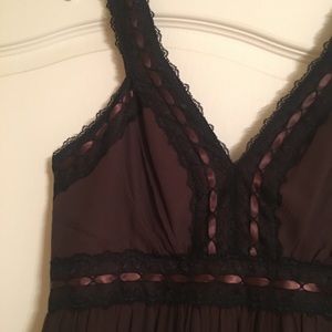 BCBG MAX AZRIA Black and Brown Dress